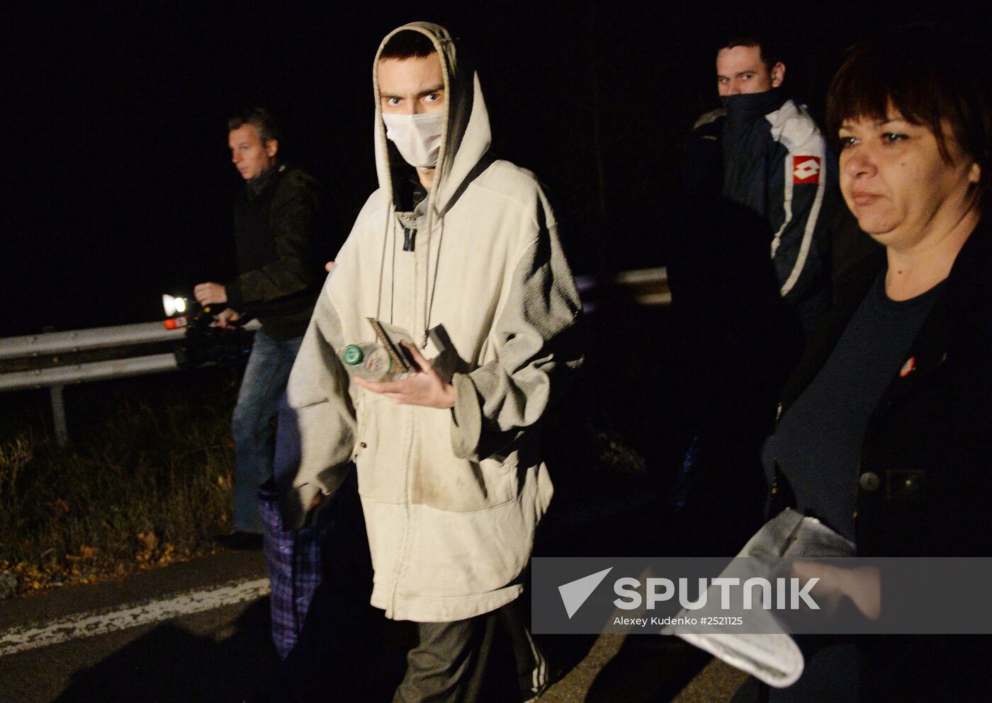 Prisoners of war exchanged in Donetsk suburb