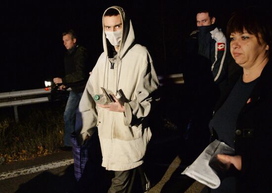 Prisoners of war exchanged in Donetsk suburb