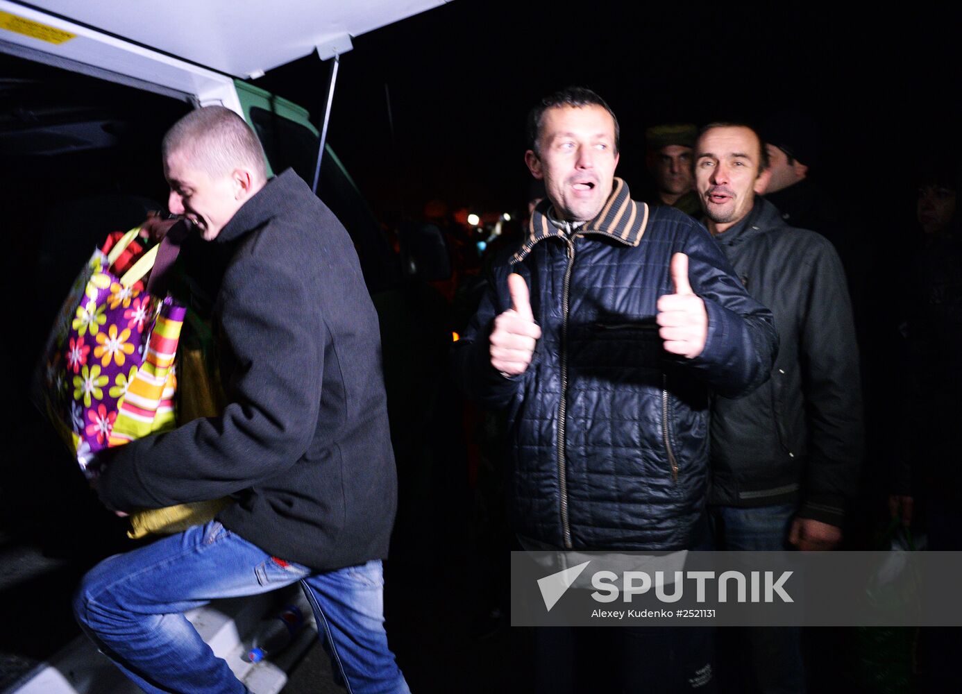 Prisoners of war exchanged in Donetsk suburb