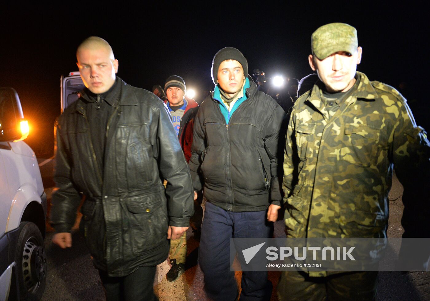 Prisoners of war exchanged in Donetsk suburb