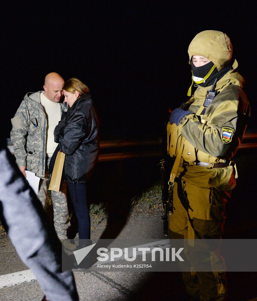 Prisoners of war exchanged in Donetsk suburb
