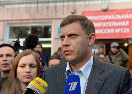 Elections for regional leader and parliament in Donetsk People's Republic