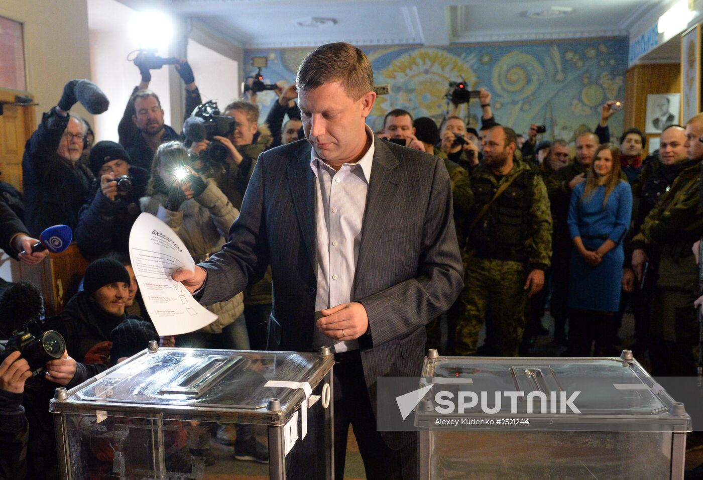 Elections for regional leader and parliament in Donetsk People's Republic