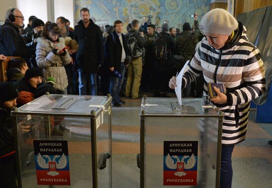 Elections for regional leader and parliament in Donetsk People's Republic