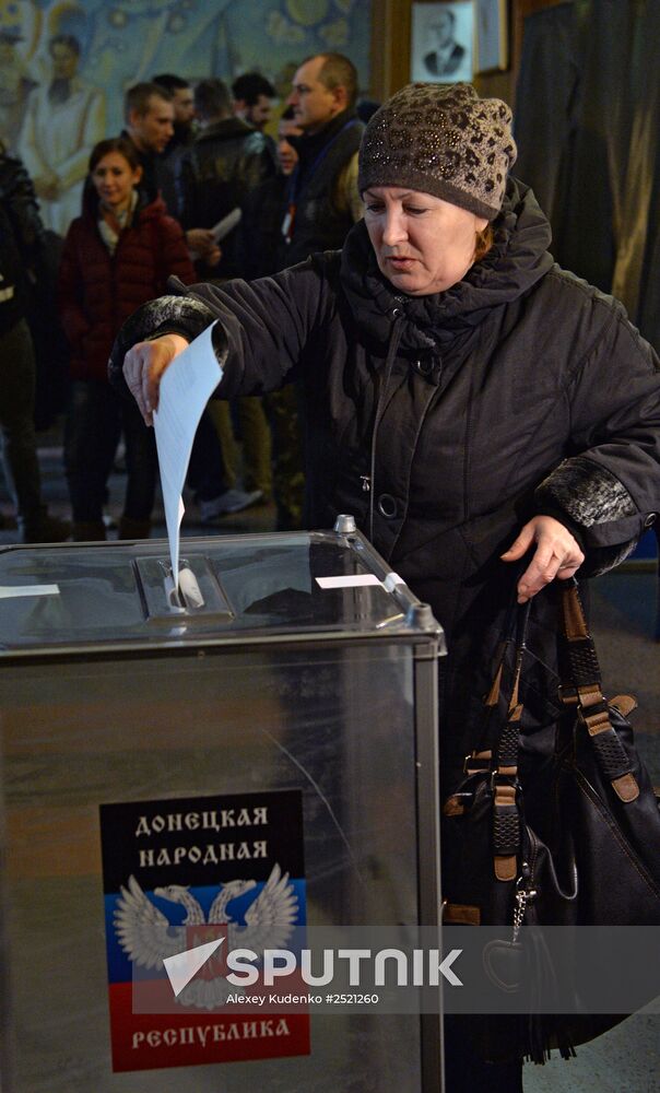 Elections for regional leader and parliament in Donetsk People's Republic