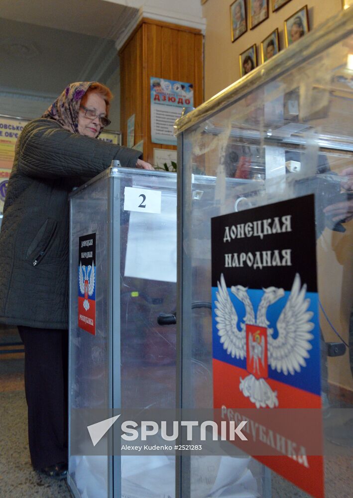 Elections for regional leader and parliament in Donetsk People's Republic