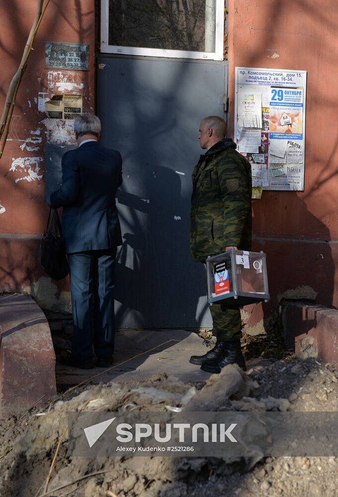 Elections for regional leader and parliament in Donetsk People's Republic