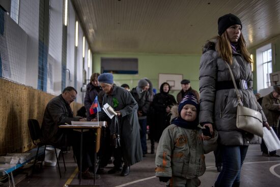 Elections for regional leader and parliament in Luhansk People's Republic