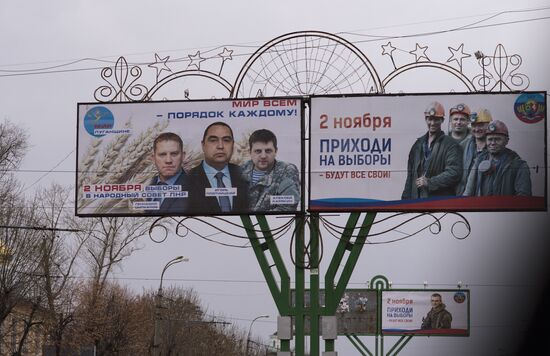 Elections for regional leader and parliament in Luhansk People's Republic