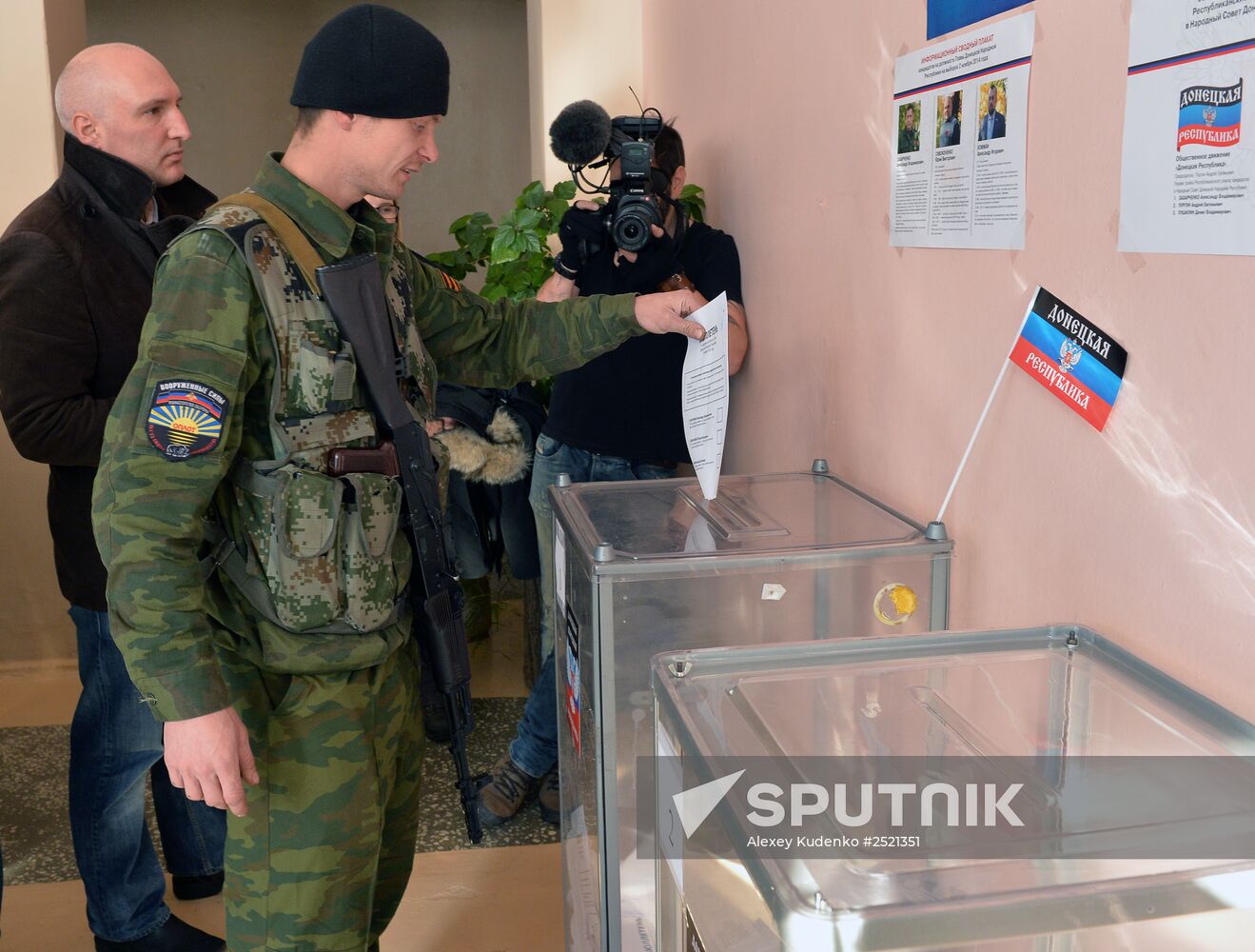 Elections for regional leader and parliament in Donetsk People's Republic