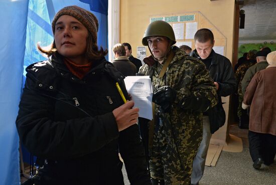 Elections for regional leader and parliament in Donetsk People's Republic