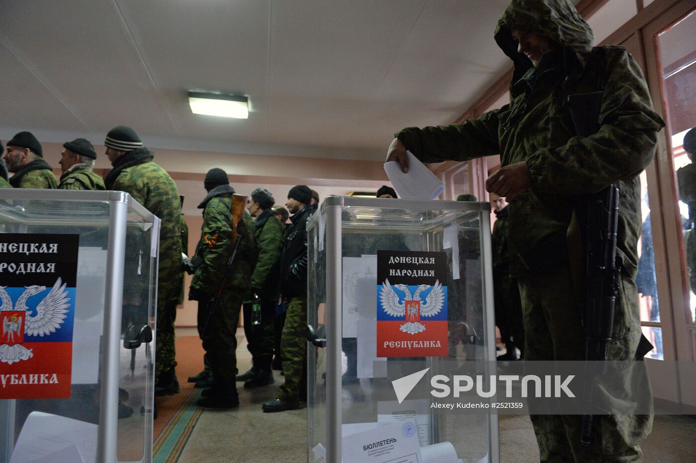 Elections for regional leader and parliament in Donetsk People's Republic