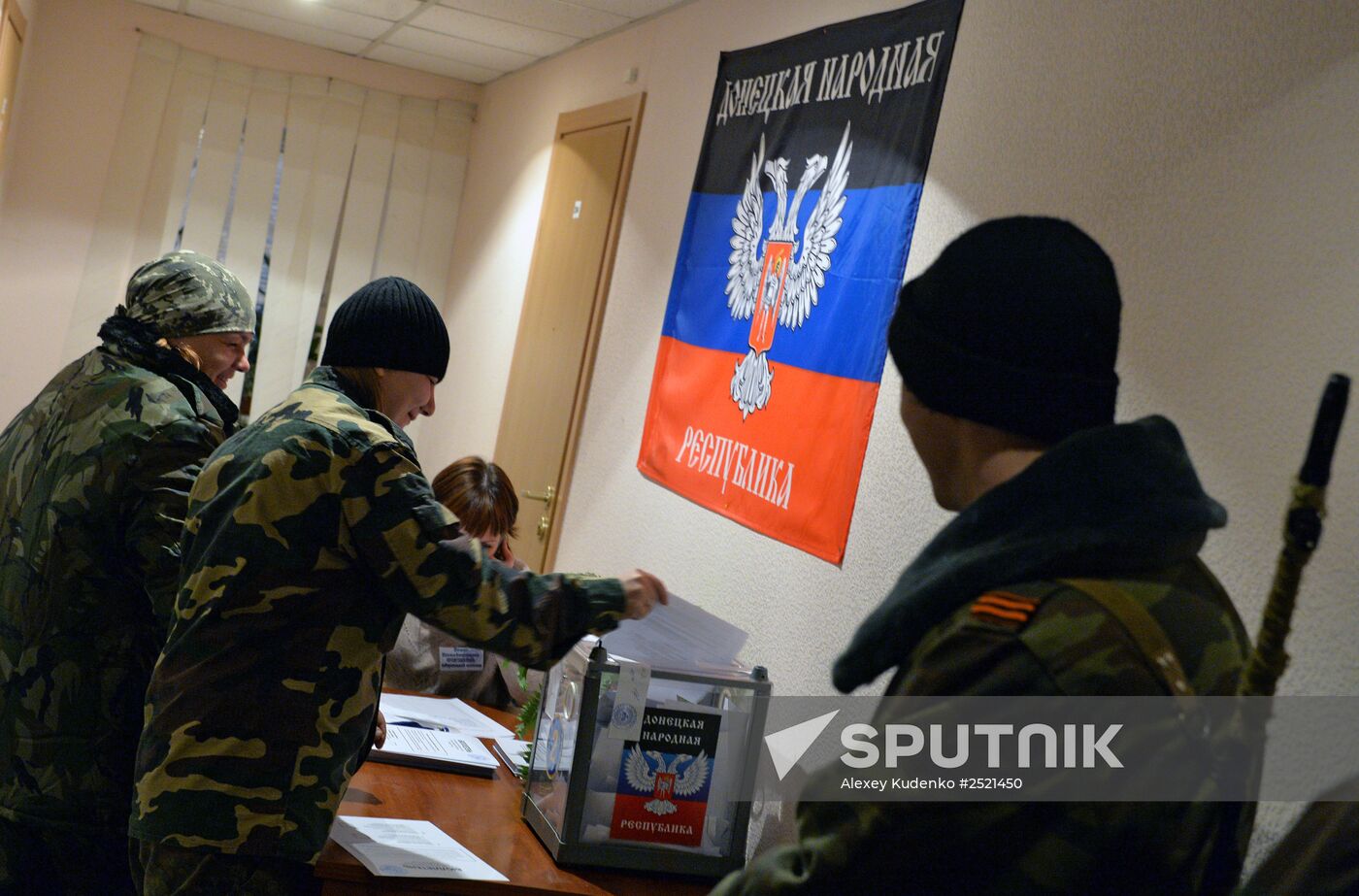 Elections for regional leader and parliament in Donetsk People's Republic