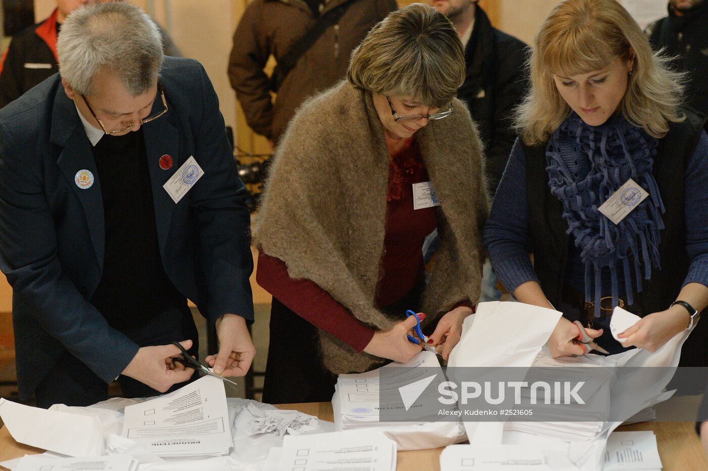Counting of votes at elections in the Donetsk People's Republic