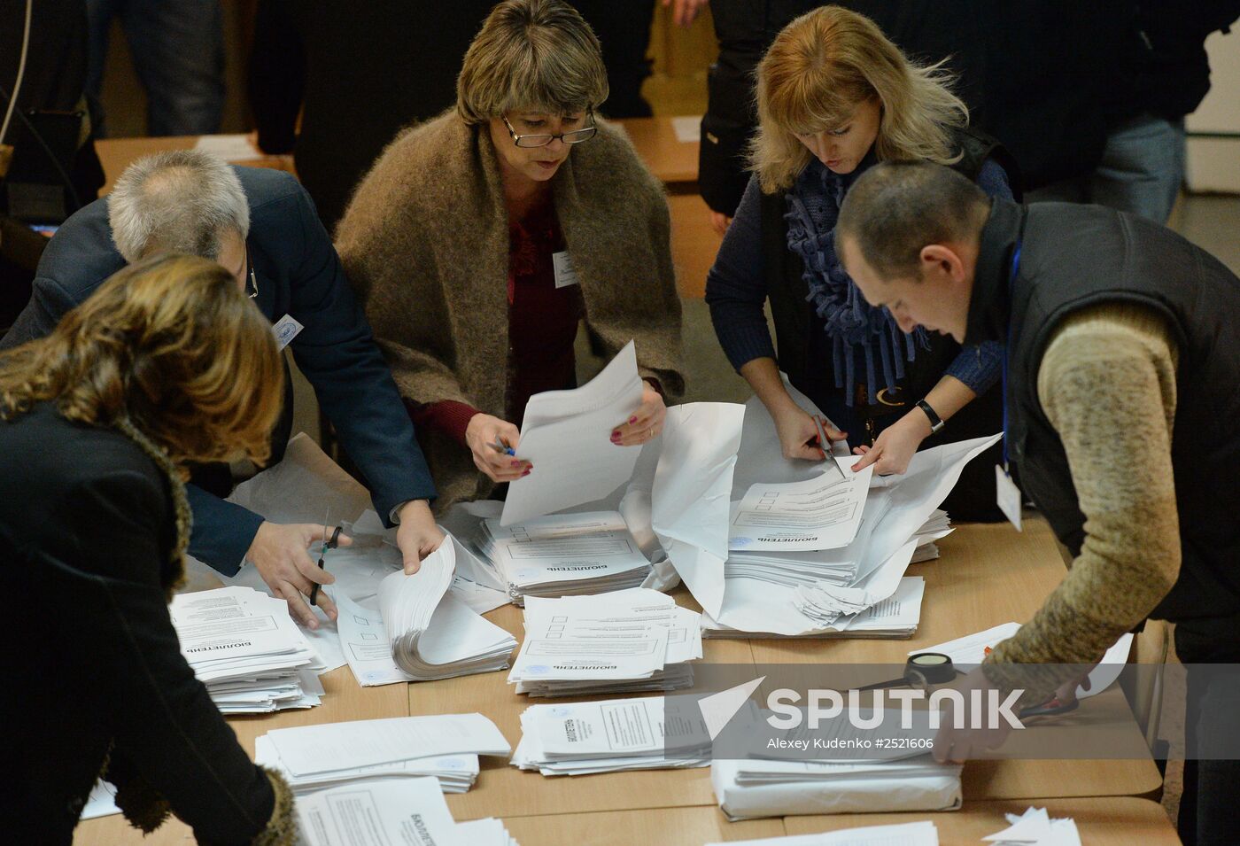 Counting of votes at elections in the Donetsk People's Republic