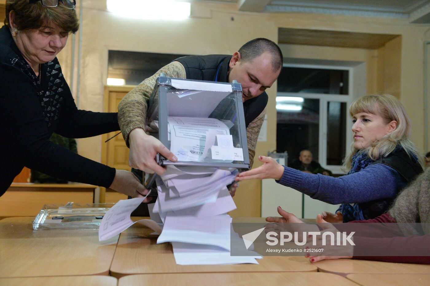 Counting of votes at elections in the Donetsk People's Republic
