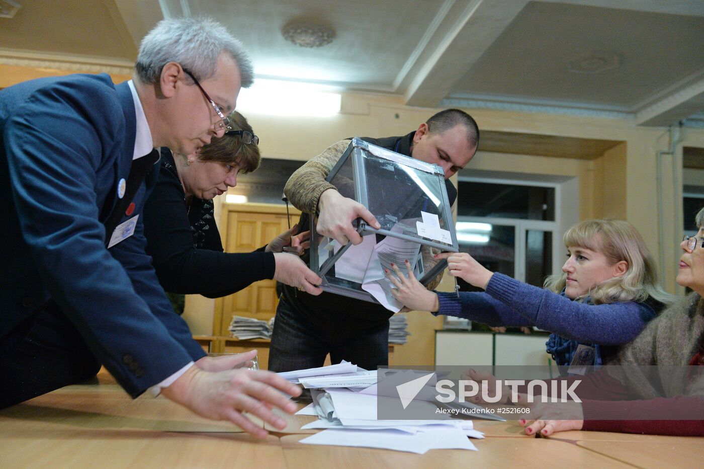 Counting of votes at elections in the Donetsk People's Republic