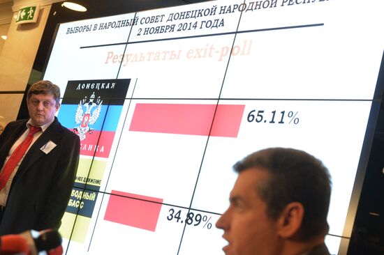 Counting of votes at elections in the Donetsk People's Republic