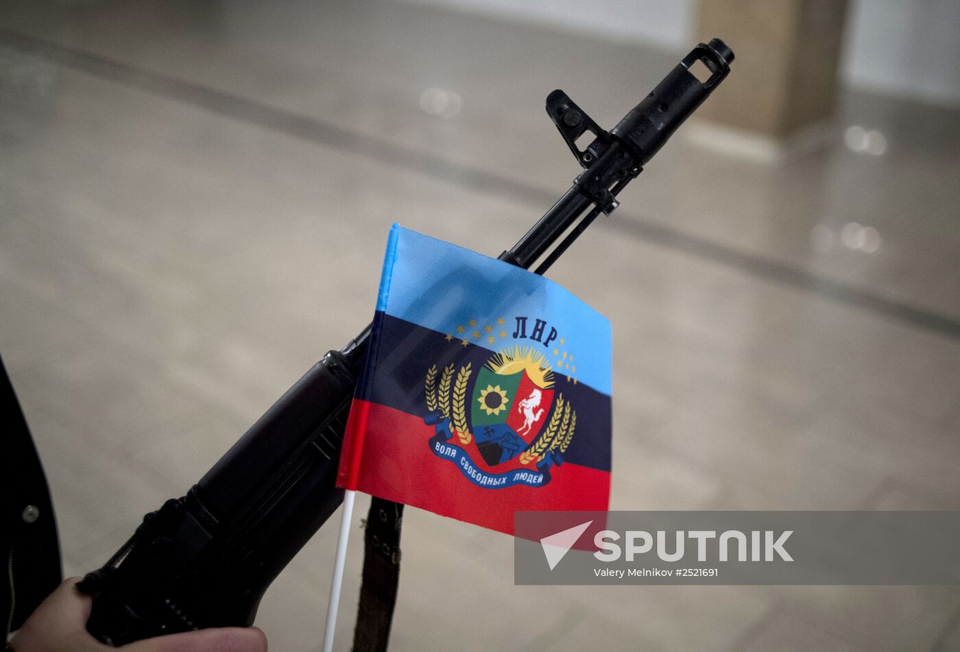 Votes counted at elections in the Luhansk People's Republic