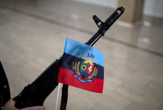 Votes counted at elections in the Luhansk People's Republic