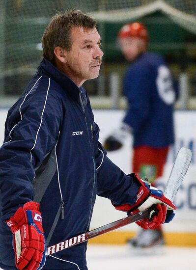 Ice hockey. Training session of the Russian national team