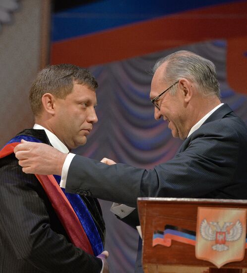 Zakharchenko inaugurated Prime Minister of DPR