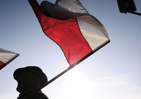Polish farmers and horticulturists protest in Warsaw