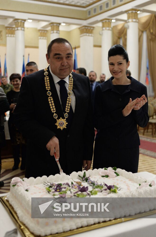 Igor Plotnitsky inaugurated official Head of Luhansk People's Republic