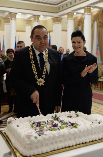 Igor Plotnitsky inaugurated official Head of Luhansk People's Republic