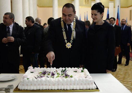 Igor Plotnitsky inaugurated official Head of Luhansk People's Republic