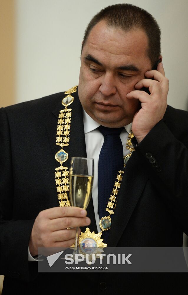 Igor Plotnitsky inaugurated official Head of Luhansk People's Republic