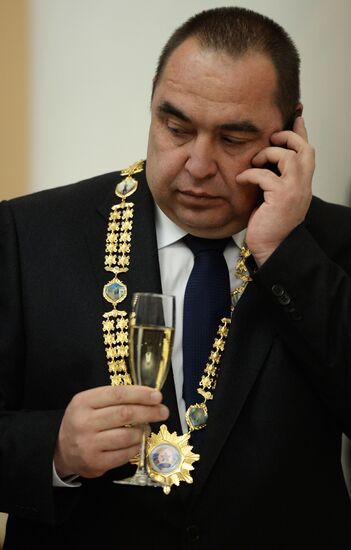 Igor Plotnitsky inaugurated official Head of Luhansk People's Republic