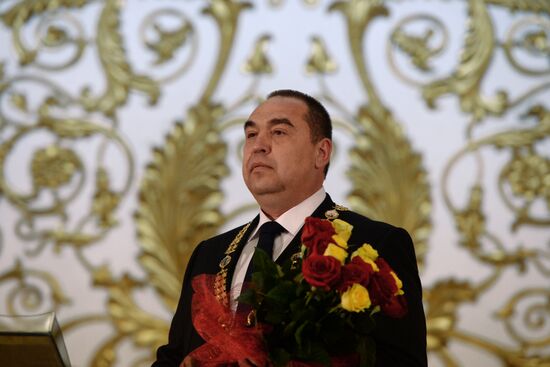 Igor Plotnitsky inaugurated official Head of Luhansk People's Republic