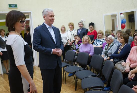 Sergei Sobyanin opens new kindergarten at Kashirskoye Highway