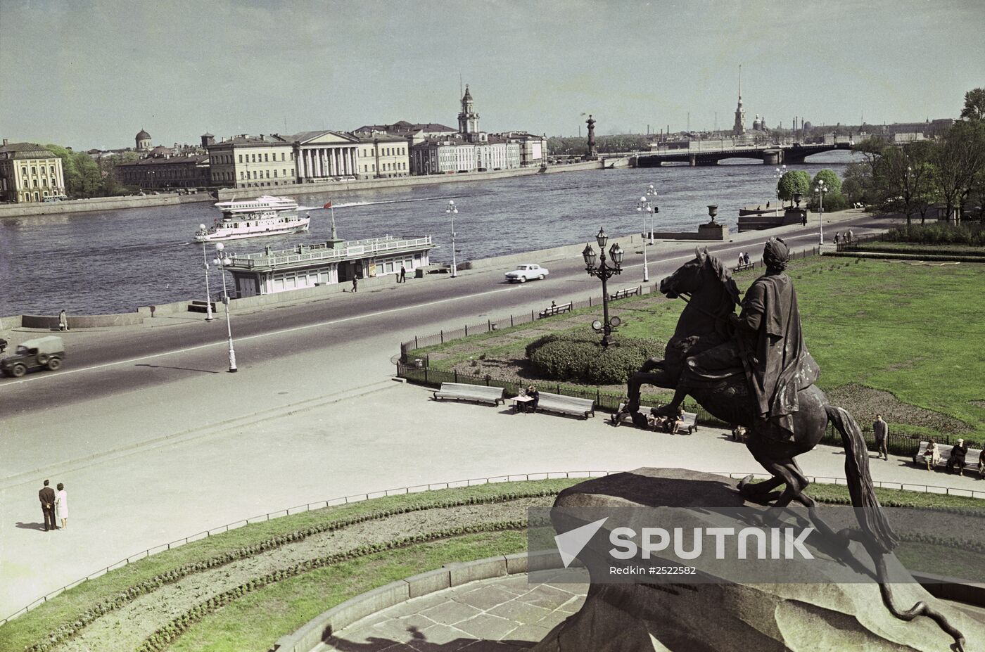 Monument to Peter I in Leningrad