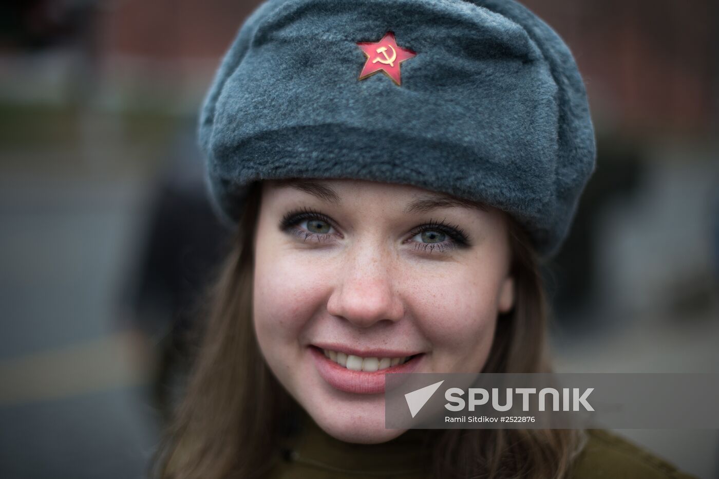 Rehearsal of march to mark 1941 military parade in Red Square