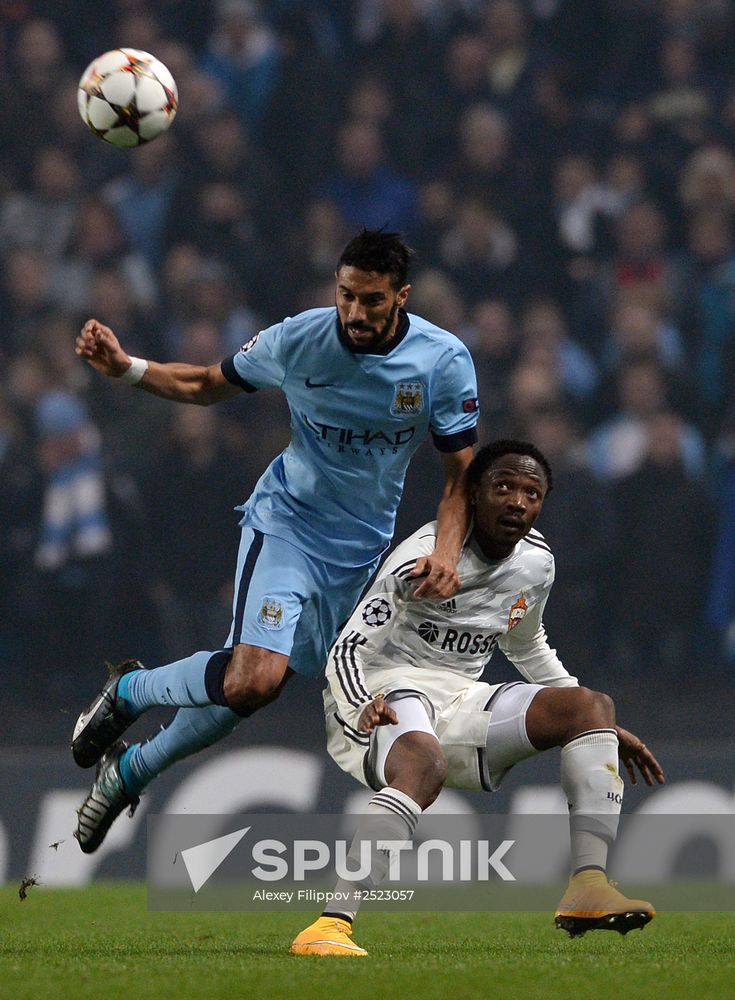 UEFA Champions League. Manchester City vs. CSKA