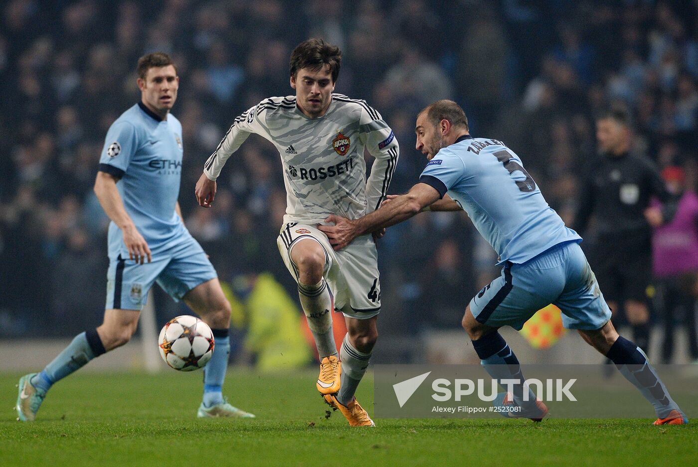 UEFA Champions League. Manchester City vs. CSKA