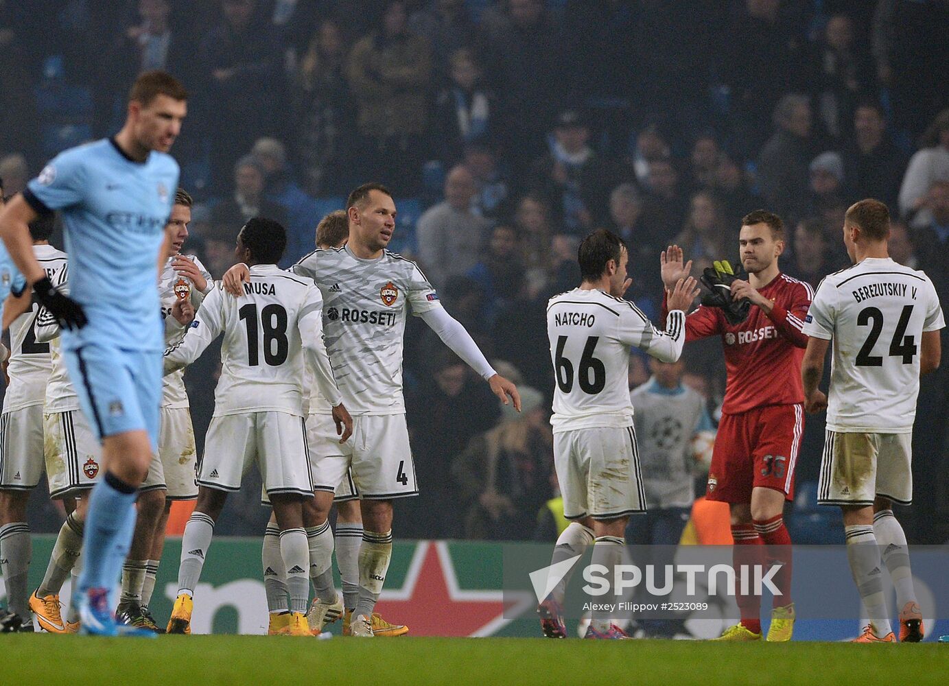 UEFA Champions League. Manchester City vs. CSKA