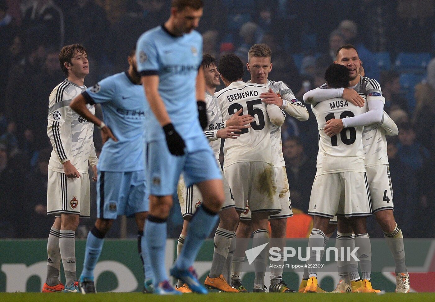 UEFA Champions League. Manchester City vs. CSKA