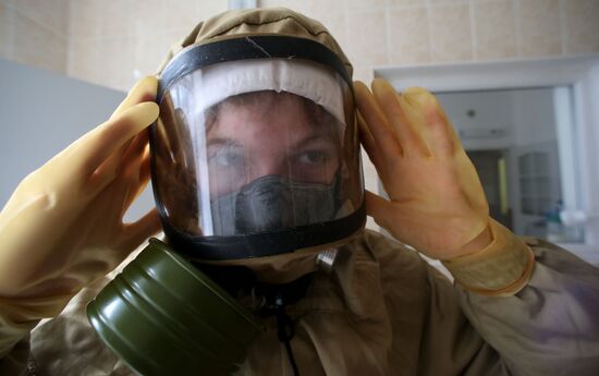 Ebola case response training