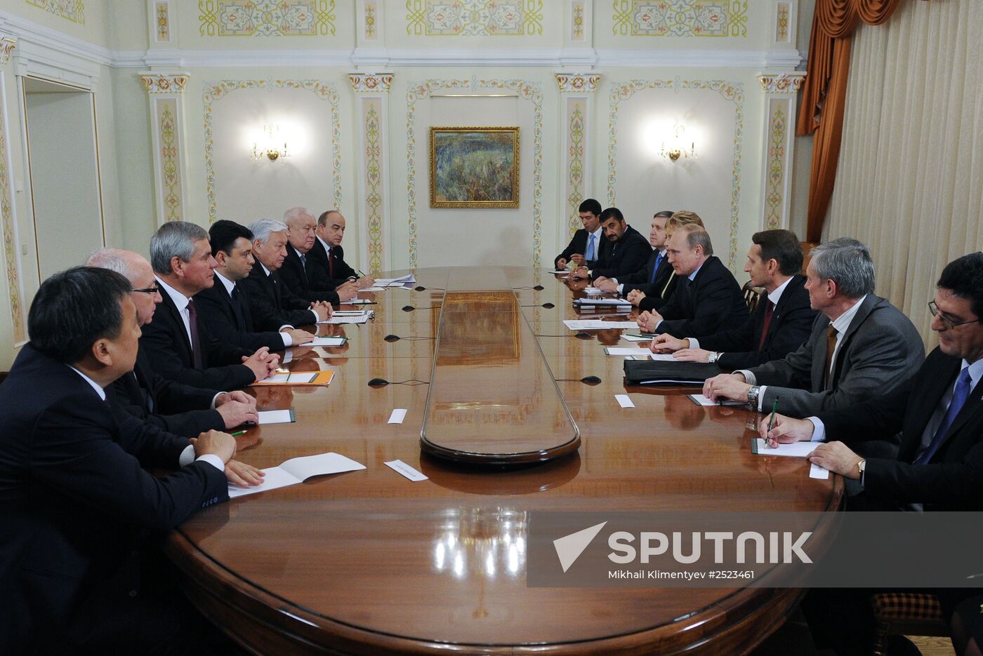 Vladimir Putin meets with CSTO Parliamentary Assembly members