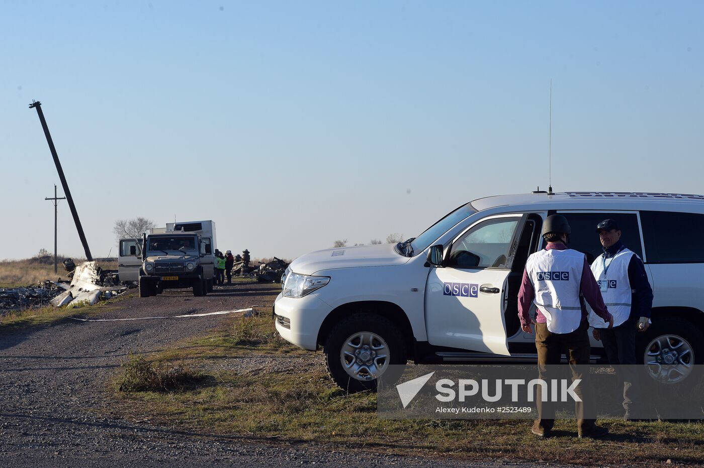 OSCE experts examine Malaysian aircraft crash site