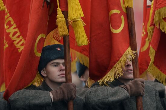 Anniversary march dedicated to November 7, 1941 military parade