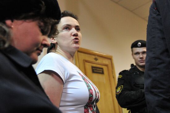 Court hears UKrainian pilot Nadezhda Savchenko's appeal