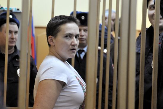Court hears UKrainian pilot Nadezhda Savchenko's appeal