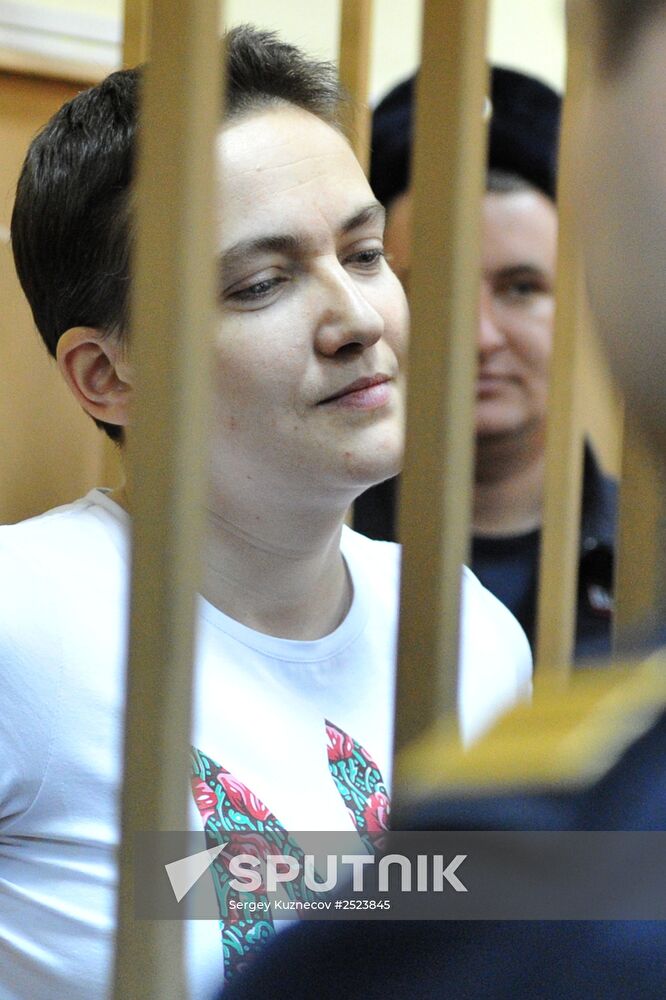 Court hears UKrainian pilot Nadezhda Savchenko's appeal