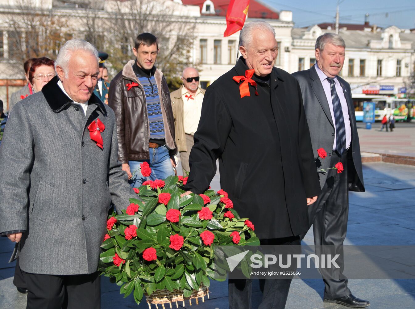 1917 revolution anniversary demonstrations across Russia