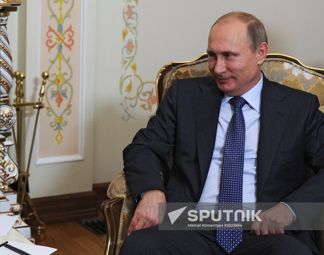 Vladimir Putin meets with Ollanta Humala