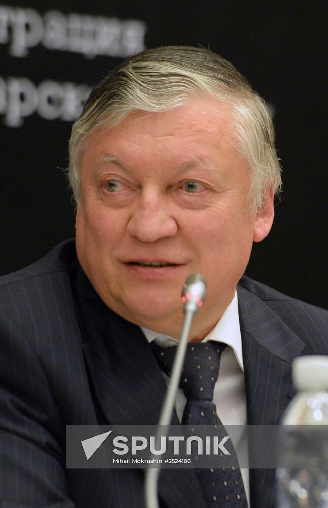 Chess. World Championship. Magnus Carlsen vs. Vishy Anand. Opening ceremony